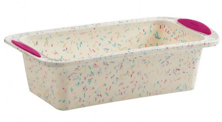 Trudeau Confetti Silicone Loaf Pan by Kitchen Niche