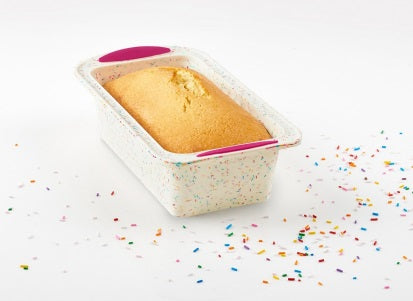 Trudeau Confetti Silicone Loaf Pan by Kitchen Niche