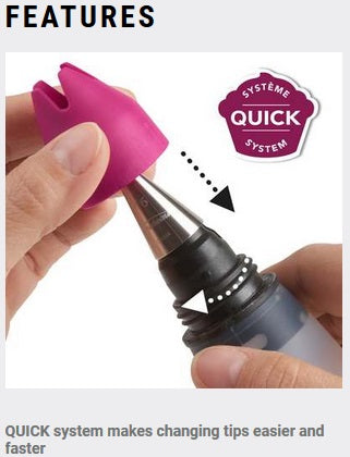 Trudeau Set of 2 Decorating Couplers by Kitchen Niche