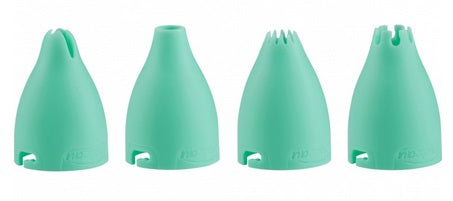 Trudeau Borders Decorating Tip Set of 4 by Kitchen Niche