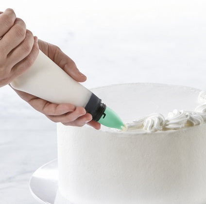 Trudeau Borders Decorating Tip Set of 4 by Kitchen Niche