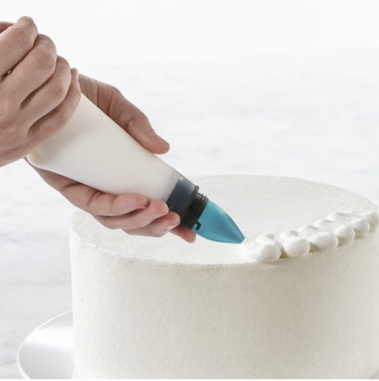 Trudeau Ruffles & Writing Decorating Tip Set of 4 by Kitchen Niche