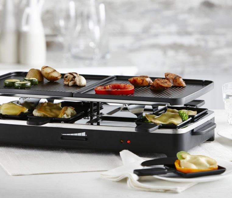 Trudeau Fiesta 8 Person Raclette Grill by Kitchen Niche