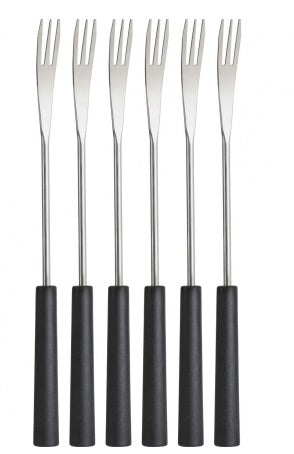 Trudeau Set of 6 3-Prong Fondue Forks by Kitchen Niche