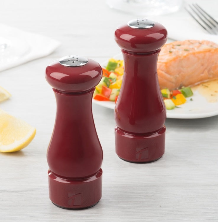 Trudeau Maya Salt & Pepper Shaker – 4.5" – Red by Kitchen Niche