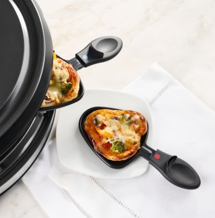 Trudeau 2-in-1 Raclette Grill & Fondue Set Combo for 8 by Kitchen Niche