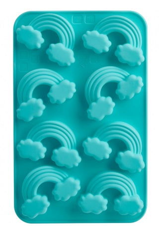 Trudeau Set of 2 Silicone Rainbow Shaped Chocolate Molds by Kitchen Niche