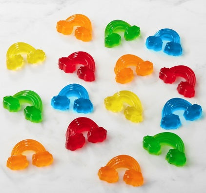 Trudeau Set of 2 Silicone Rainbow Shaped Chocolate Molds by Kitchen Niche