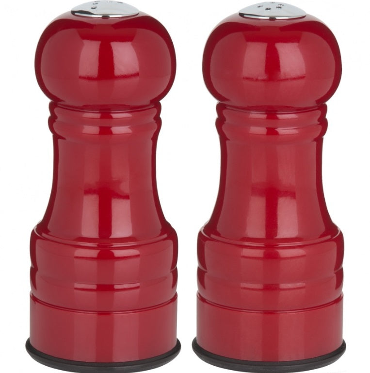 Trudeau Century Red Salt & Pepper Shaker Set 4.5" by Kitchen Niche