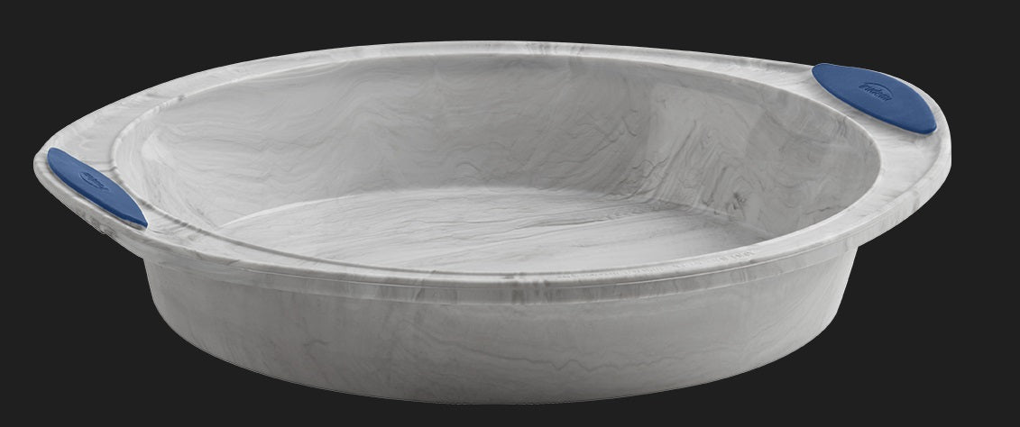 Trudeau Marble Silicone Round Cake Pan by Kitchen Niche