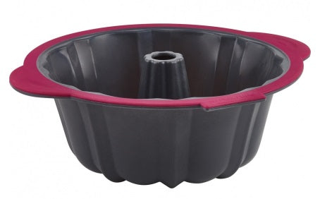 Trudeau Silicone Pro Fluted Cake Pan 10-Cup by Kitchen Niche