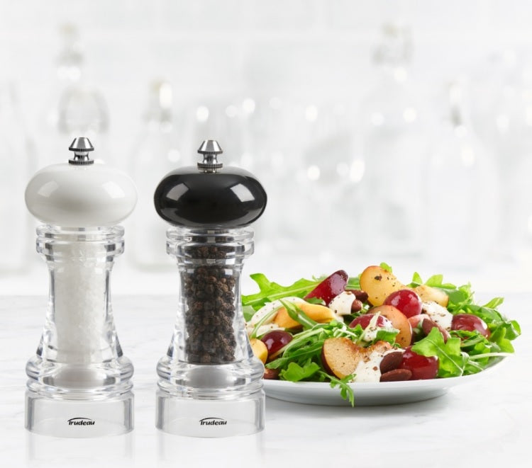Trudeau Pepper Mill &amp; Salt Mill Set – 6&quot; by Kitchen Niche