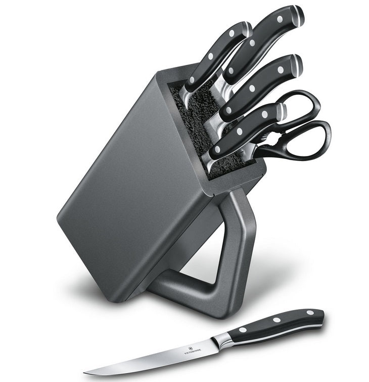 Victorinox Grand Maitre 7 Piece Knife Block Set by Kitchen Niche