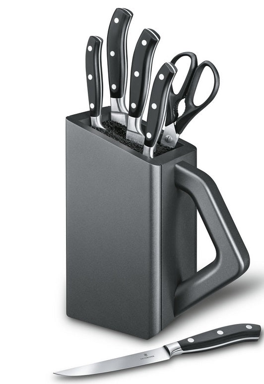 Victorinox Grand Maitre 7 Piece Knife Block Set by Kitchen Niche