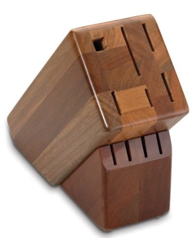 Victorinox Oak Wood 10-Slot Knife Block by Kitchen Niche