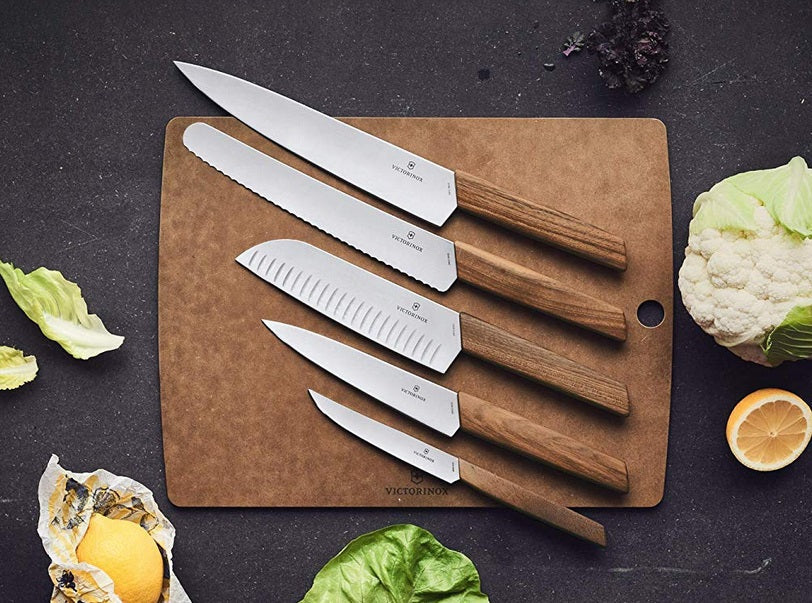 Victorinox Modern Carving Knife with Walnut Handle by Kitchen Niche