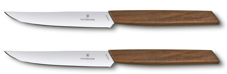 Victorinox Modern Non-Serrated Steak Knife Set of 2 by Kitchen Niche