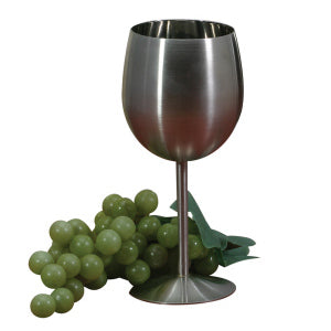 Danesco 10oz Stainless Steel Wine Glass / Goblet by Kitchen Niche