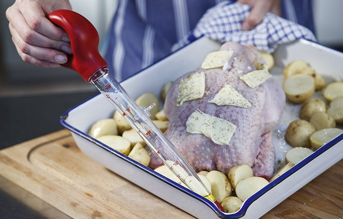 Zyliss Turkey Baster with Flavor Injector and Brush by Kitchen Niche