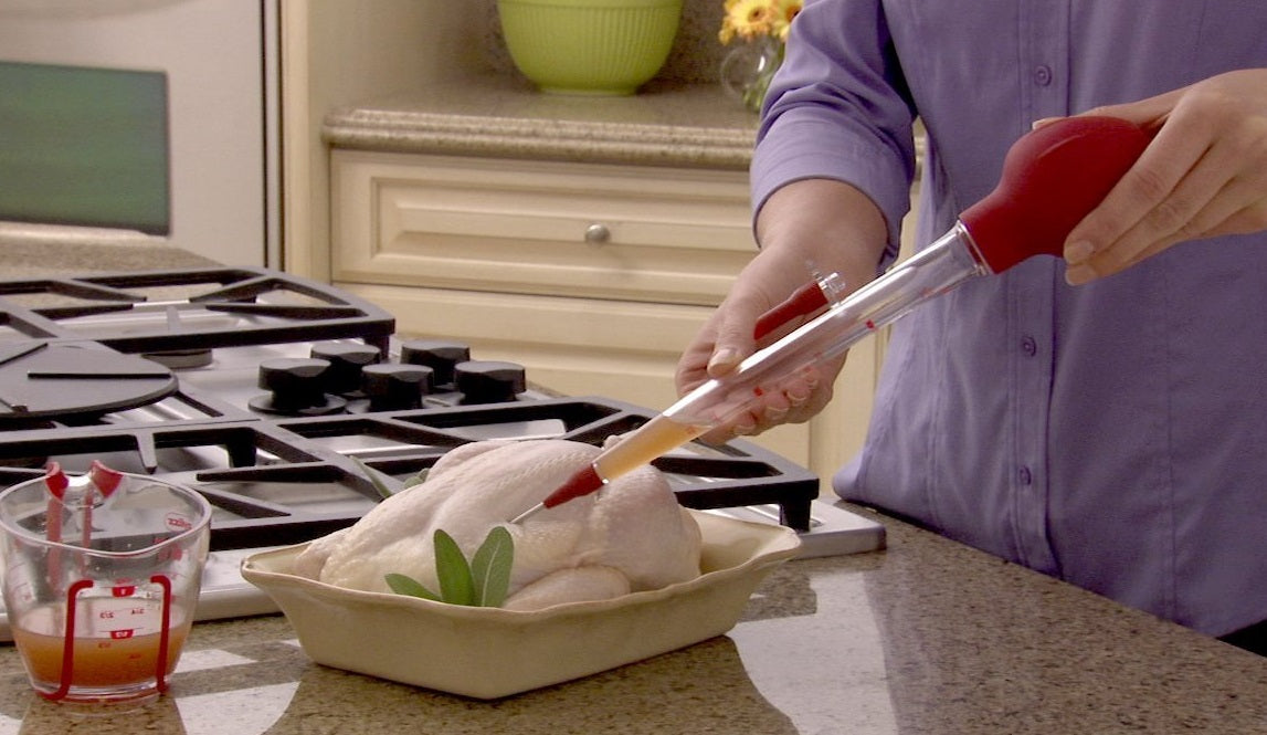 Zyliss Turkey Baster with Flavor Injector and Brush by Kitchen Niche